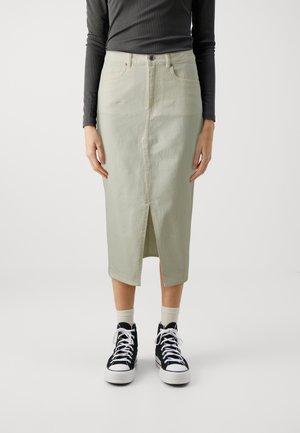 Vero Moda VMVERI CALF SKIRT - Bleistiftrock - cloud dancer