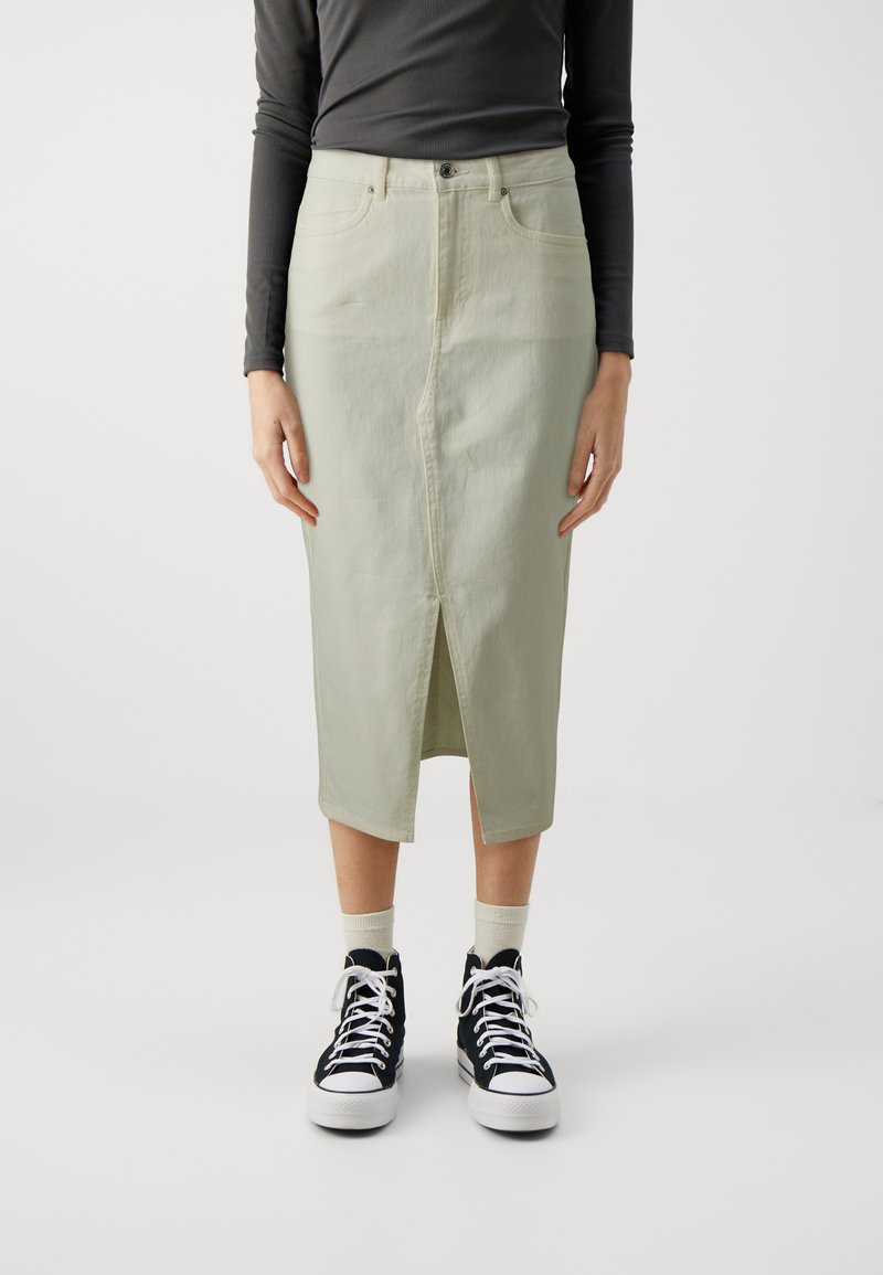 Vero Moda - VMVERI CALF SKIRT - Uska suknja - cloud dancer, Povećaj