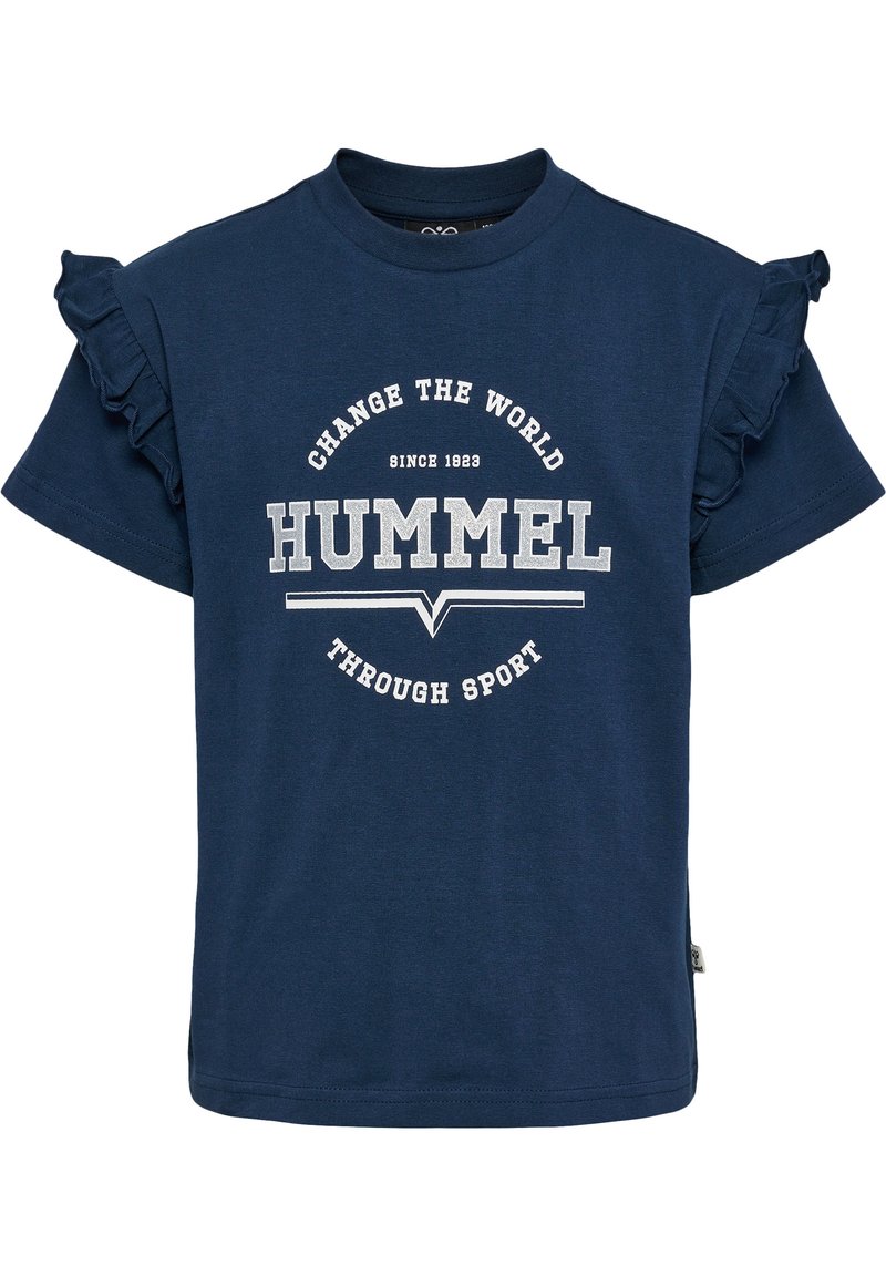 Hummel T-shirt print blauw Hummel T-shirt print blauw