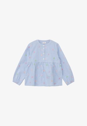 s.Oliver MIT HERZCHEN-STICKEREIEN - Blouse - royalblau