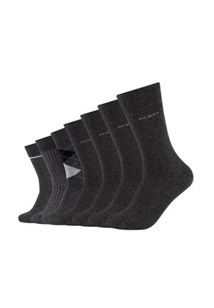 7-PACK - Sokker - anthracite melange