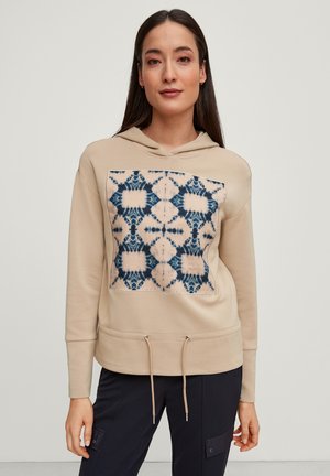 MIT ARTWORK - Bluza z kapturem - dark sand