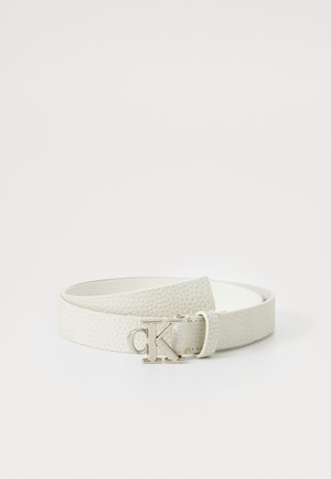 MONOGRAM PLACQUE BUCKLE 25MM - Belt - silver birch/tumbled