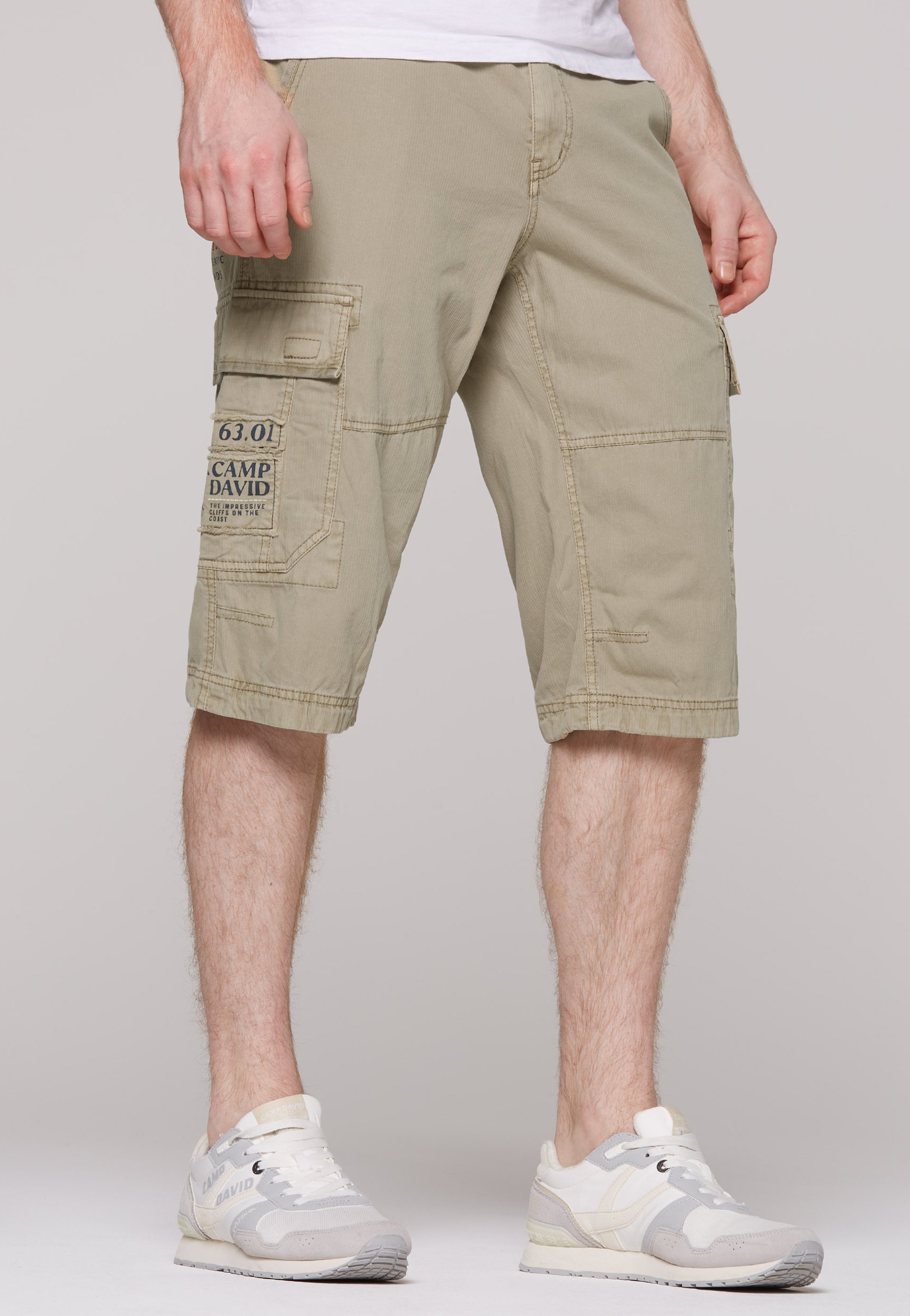 Camp David Shorts - sand - Zalando