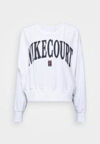 CREW - Fleecegenser - white/flat pewter/black