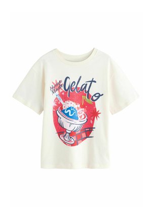 Next GRAPHIC - Camiseta estampada - ecru white gelato