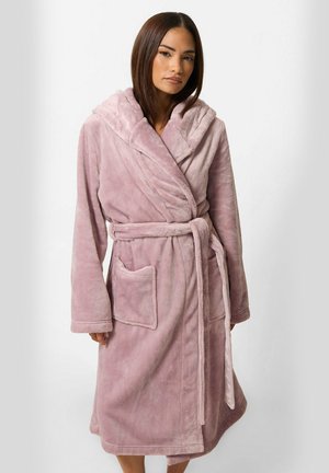 ladies petite dressing gown Friends Like These - pink summer romper