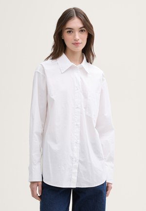 TOM TAILOR DENIM WITH POCKET - Skjorter - white