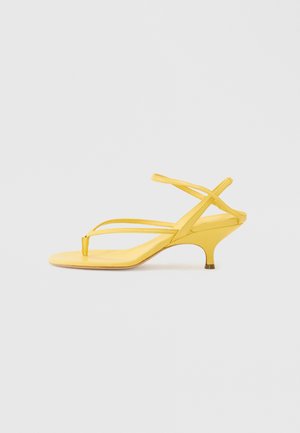 THE THONG - T-bar sandals - yellow