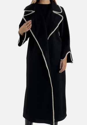 Klassischer Mantel - schwarz