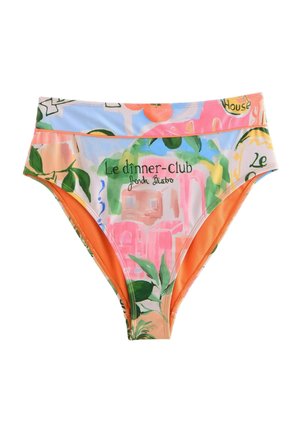 Lipsy, REGULAR FIT - HIGH WAISTED BIKINI BOTTOMS - Bikini bottoms - orange fruit print