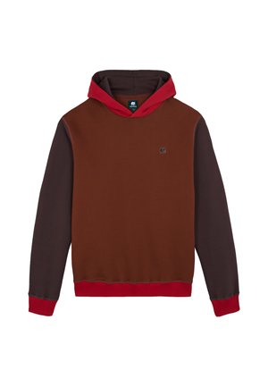 Trendsplant, COLOR BLOCK - Jersey con capucha - brown