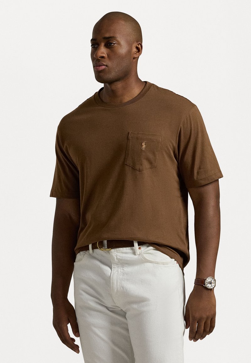 Polo Ralph Lauren Big & Tall JERSEY POCKET T-SHIRT - Osnovna majica kratkih rukava - pale russet