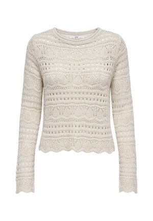 SUN LAY - Strickpullover - tapioca