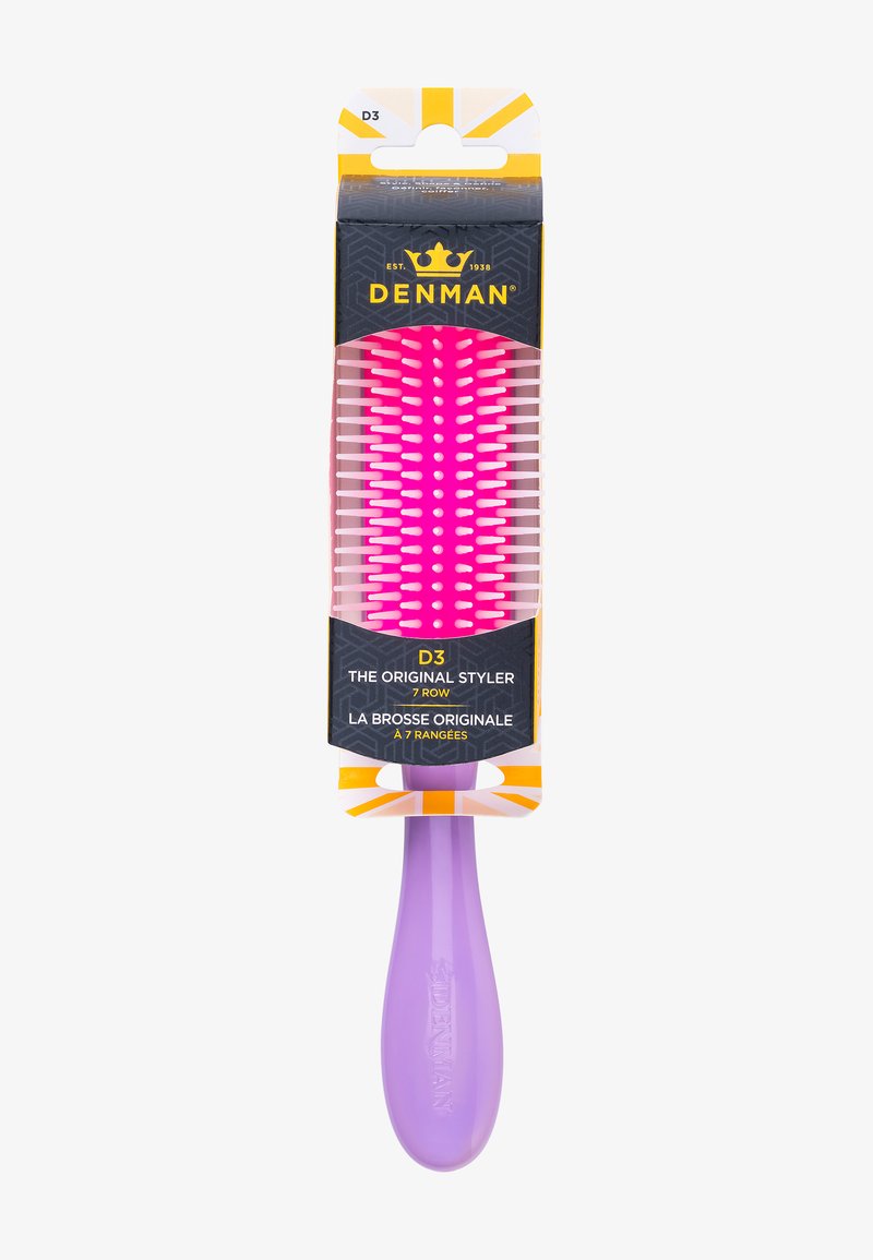 Denman - D3 ORIGINAL STYLER 7 ROW - Borste - african violet, Förstora