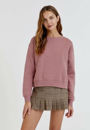 Mikina - mottled light pink