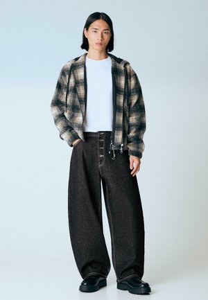 BARREL - Blugi loose fit - black