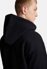 United Colors of Benetton Mikina s kapucí - black