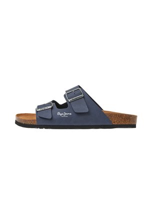 DOUBLE CHICAGO - Sandalias planas - navy