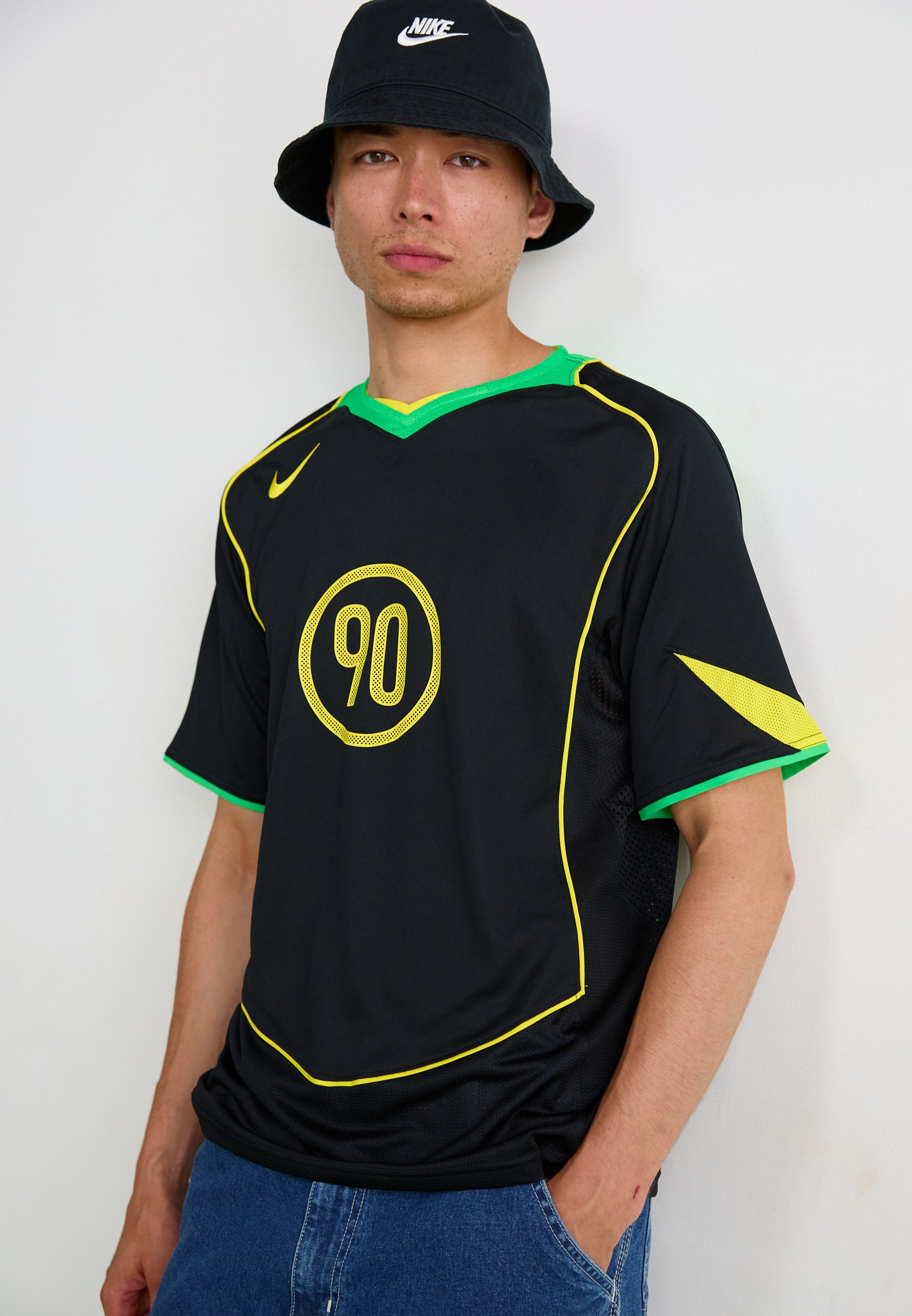 opti yellow nike shirt