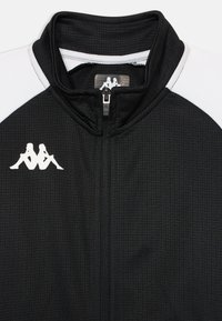 Kappa LENNO UNISEX - Mikina so zipsom - black/white