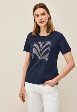Cecil MIT FOLIEN-PRINT - Print T-shirt - blau