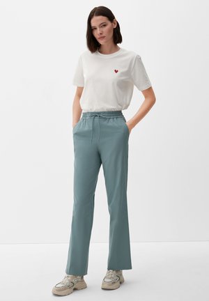 MET ELASTISCHE BAND - Trousers - helles petrol