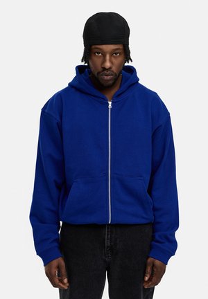 ZIPPER-HOODIE - Sweatjacke - royal blue