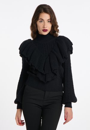 faina TYLIN - Strickpullover - schwarz