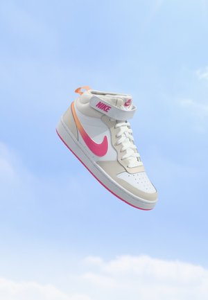 Nike Sportswear, COURT BOROUGH MID 2 FADE UNISEX - Високи маратонки - phantom/pinksicle/sunset haze