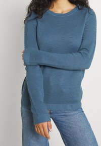 VILA Stickad tröja - blue