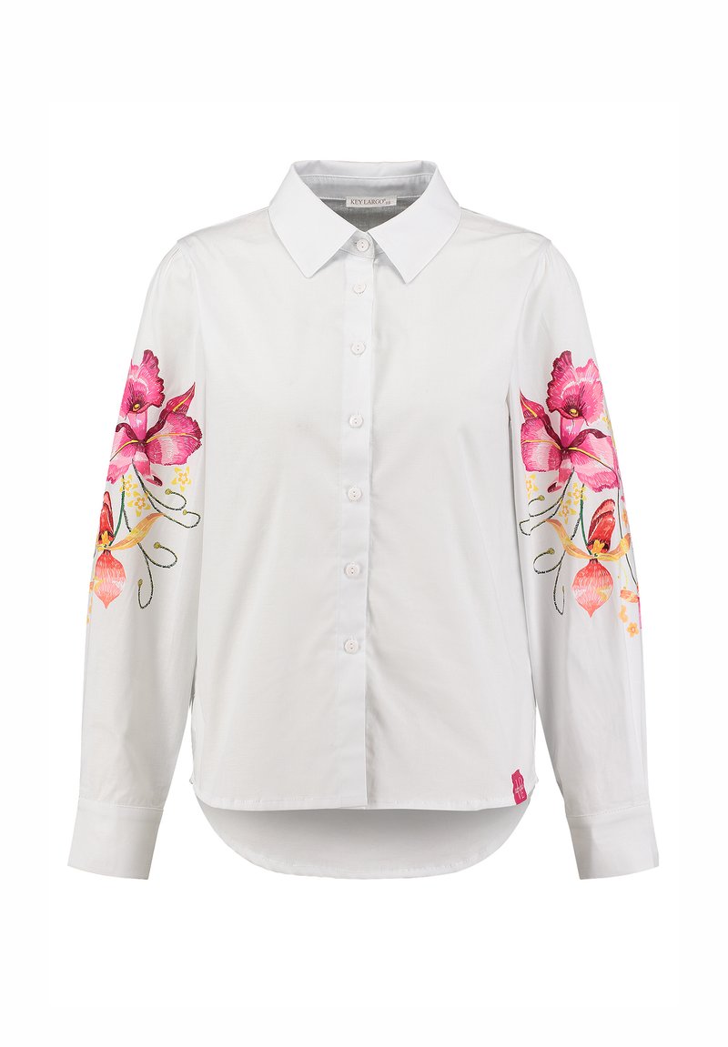 Key Largo TEXAS - Button-down blouse - white - Zalando