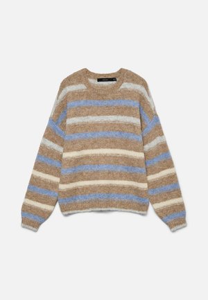 Vero Moda, VMKIRA  - Pullover - silver-colored mink melange/brunnera blue/birch
