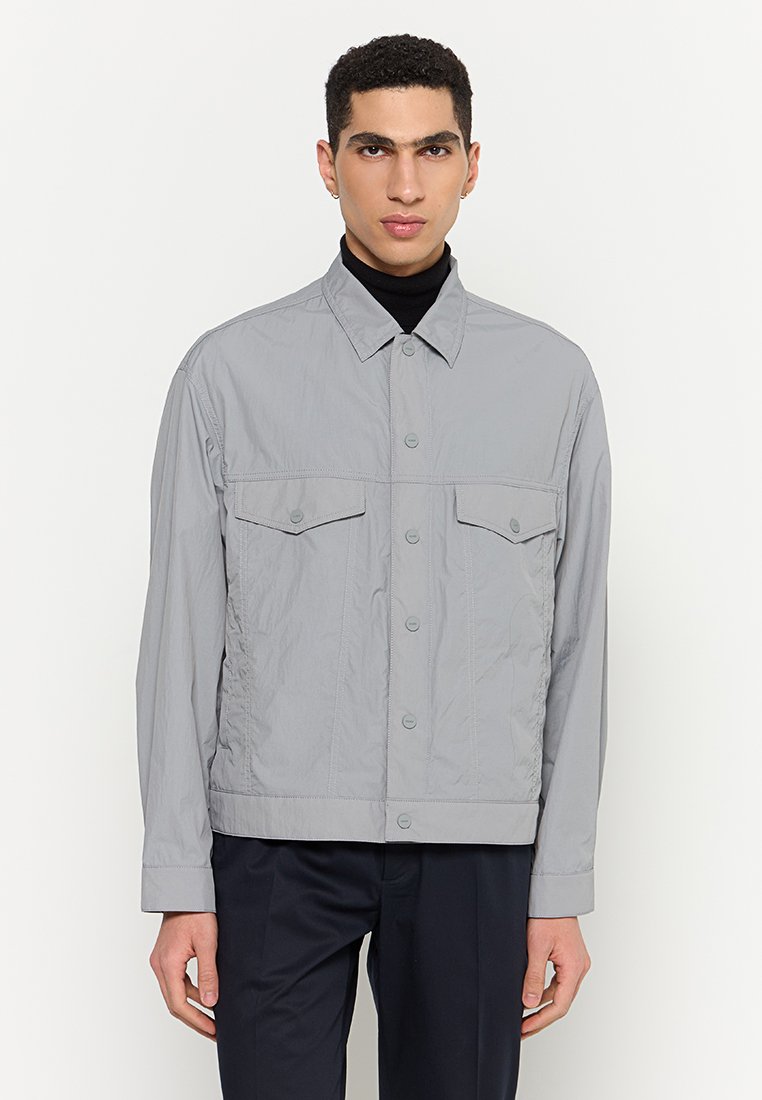 HUGO Lichte jas grijs HUGO Lichte jas grijs