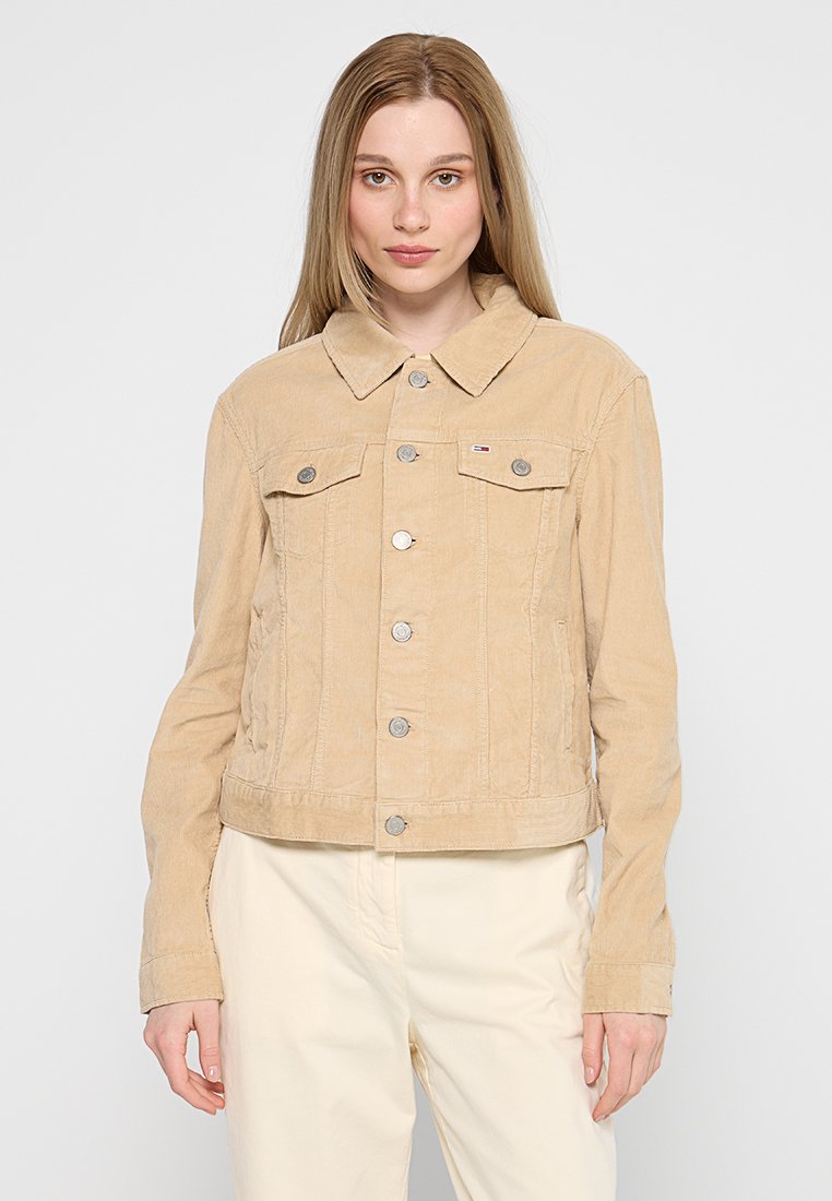Tommy Jeans Lichte jas zandkleur
