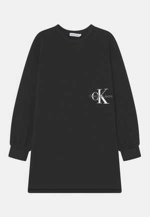 MONOGRAM OFF PLACED DRESS - Denní šaty - black