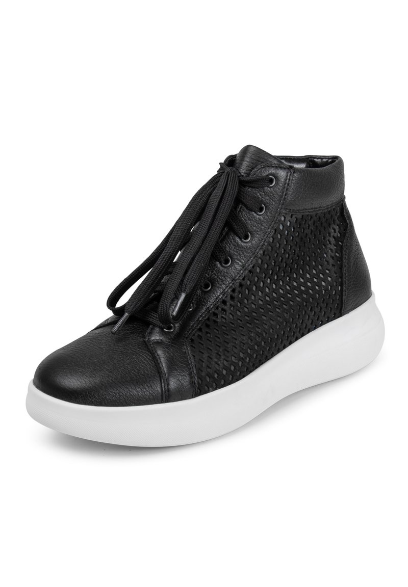 Damen Sneaker low | vitaform HIRSCH Sneaker high schwarz - LE27029 Damen Sneaker low | vitaform HIRSCH Sneaker high schwarz - LE27029