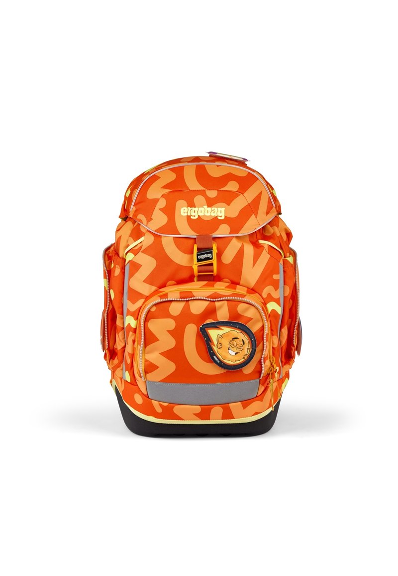 Produktbild von MILAN Be Wool Schulrucksack – Klein, Orange Mit Blauen Akzenten, 33 X 23,5 X 10 Cm