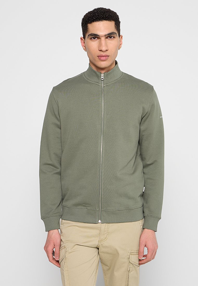 Pepe Jeans Sweater met rits olijfgroen