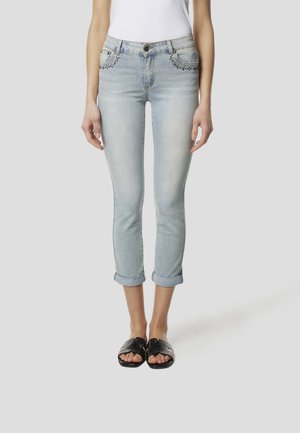 CROPPED - Vaqueros pitillo - azul cl   light blue