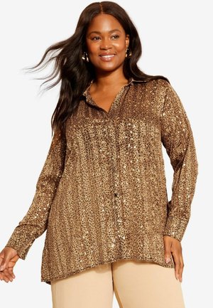 Friends Like These REGULAR FIT PRINTED DIP BACK - Paitapusero - brown