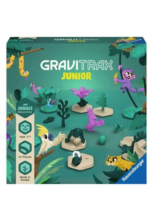 Ravensburger GraviTrax Junior Extension Ice/Jungle - 33 Pièces Circuit Billes Dès 3 Ans