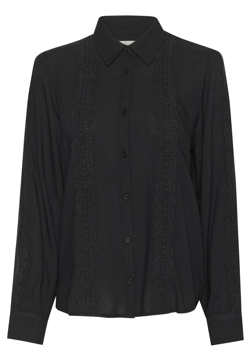 Kaffe Overhemdblouse zwart Kaffe Overhemdblouse zwart
