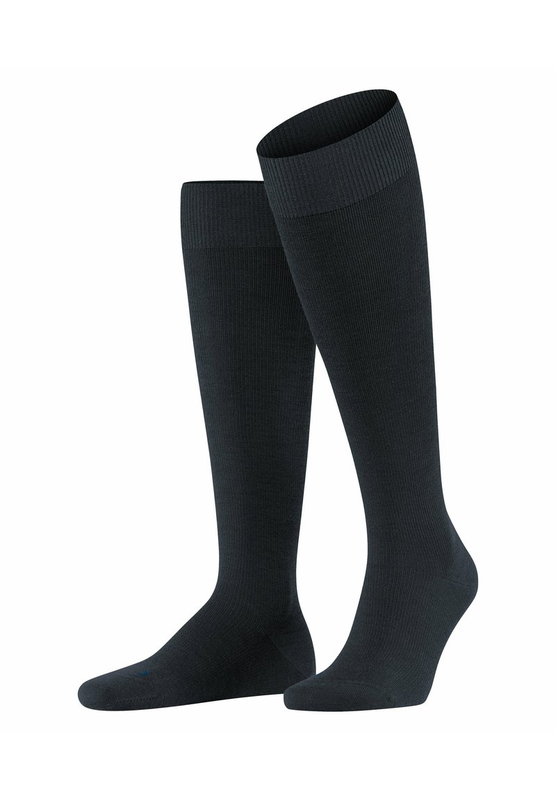 FALKE - ENERGIZING WOOL COMPRESSION - Chaussettes hautes - dark navy, Agrandir