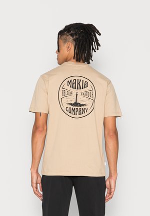 HARMAJA - Printtipaita - beige