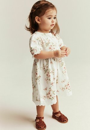 Newbie, BUTTERFLY FLORAL DRESS - Robe en jersey - off-white