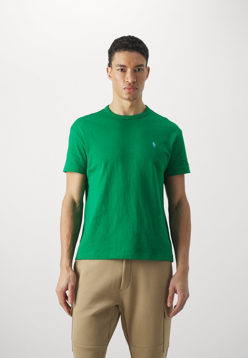 Polo Ralph Lauren CLASSIC FIT HEAVYWEIGHT JERSEY T-SHIRT - Pamata T-krekls - kayak green
