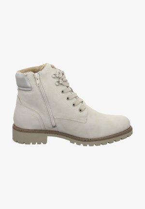 Lace-up ankle boots - weiß