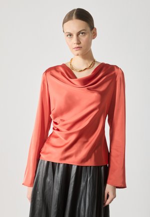 Bluse - burnt sienna