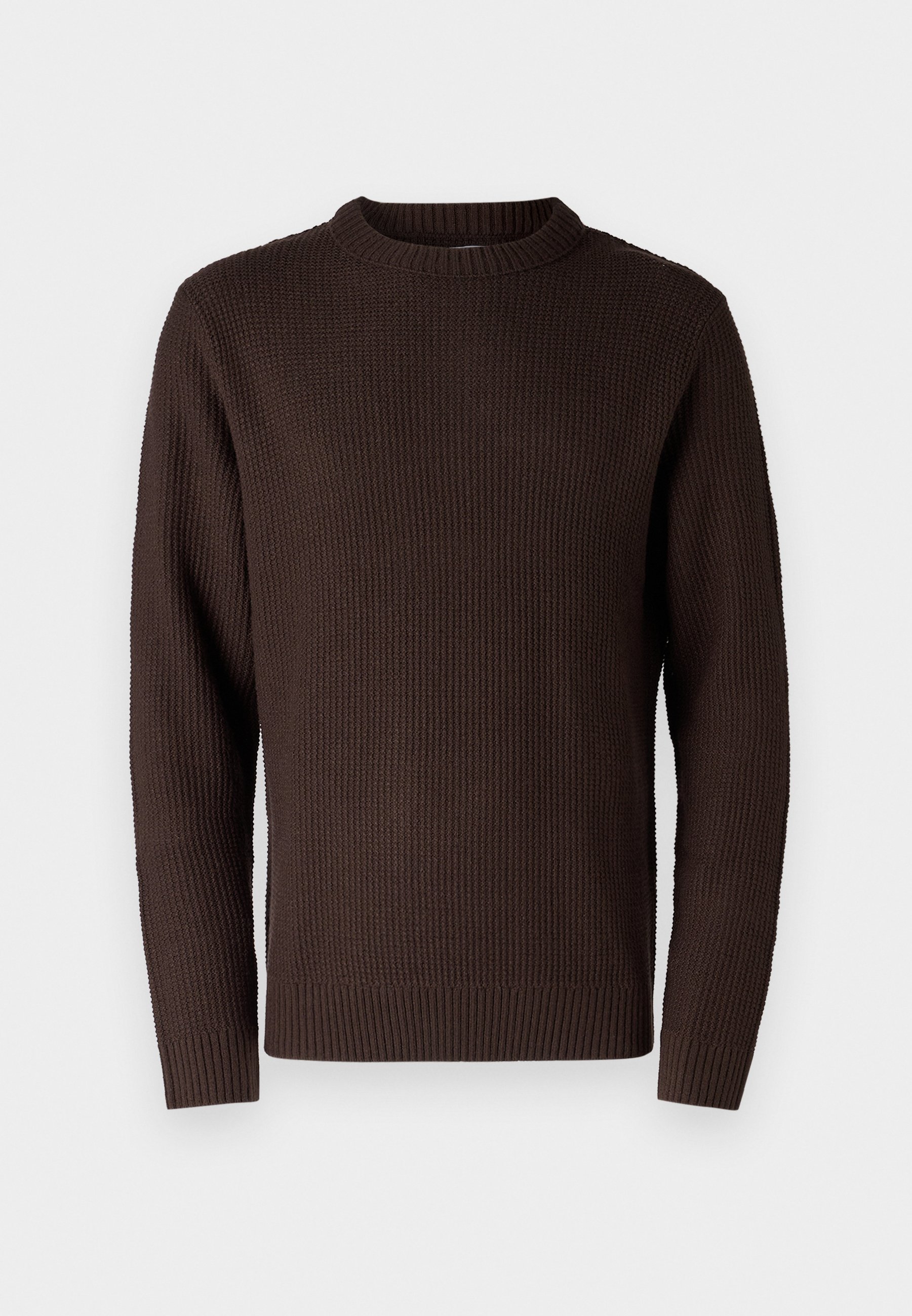 JACK & JONES Jjeross Knit Crew Neck Sn gebreide trui voor heren, mulch, XXL
